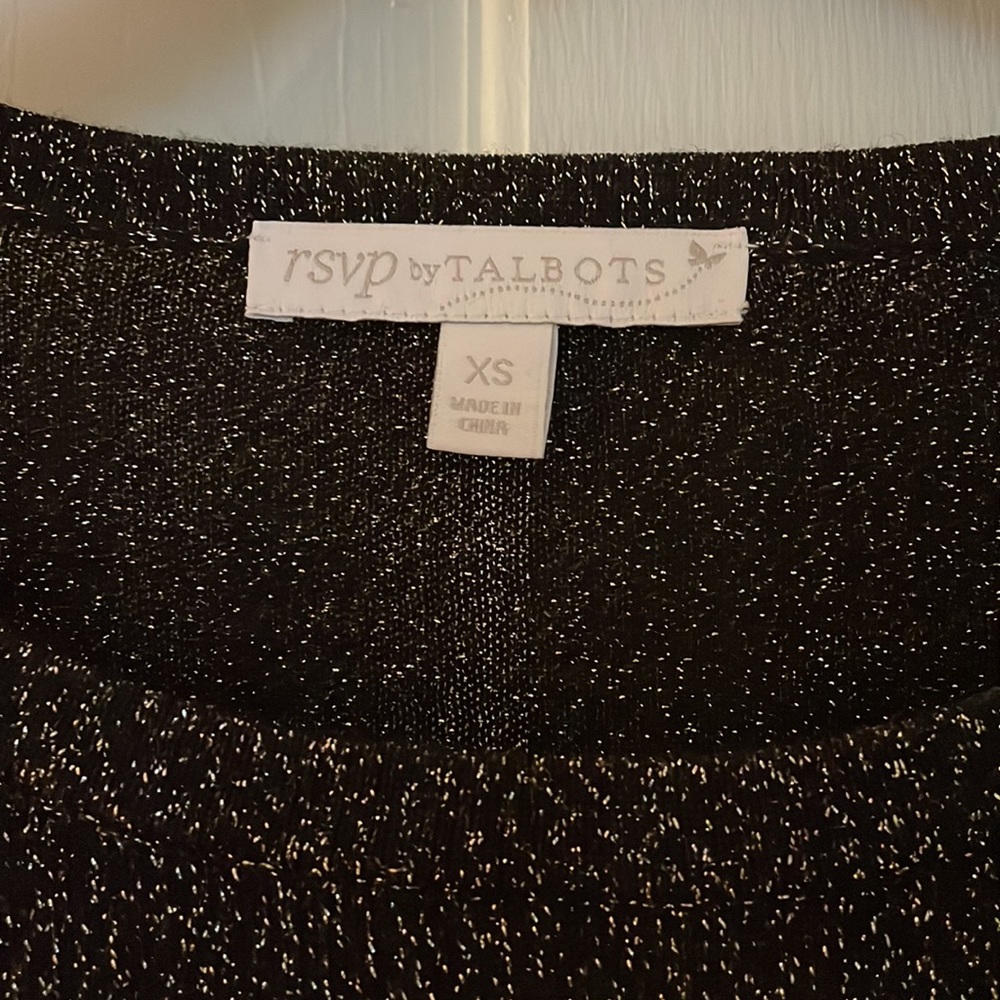 Rsvp By Talbots Sparkly Festive Top - image 3